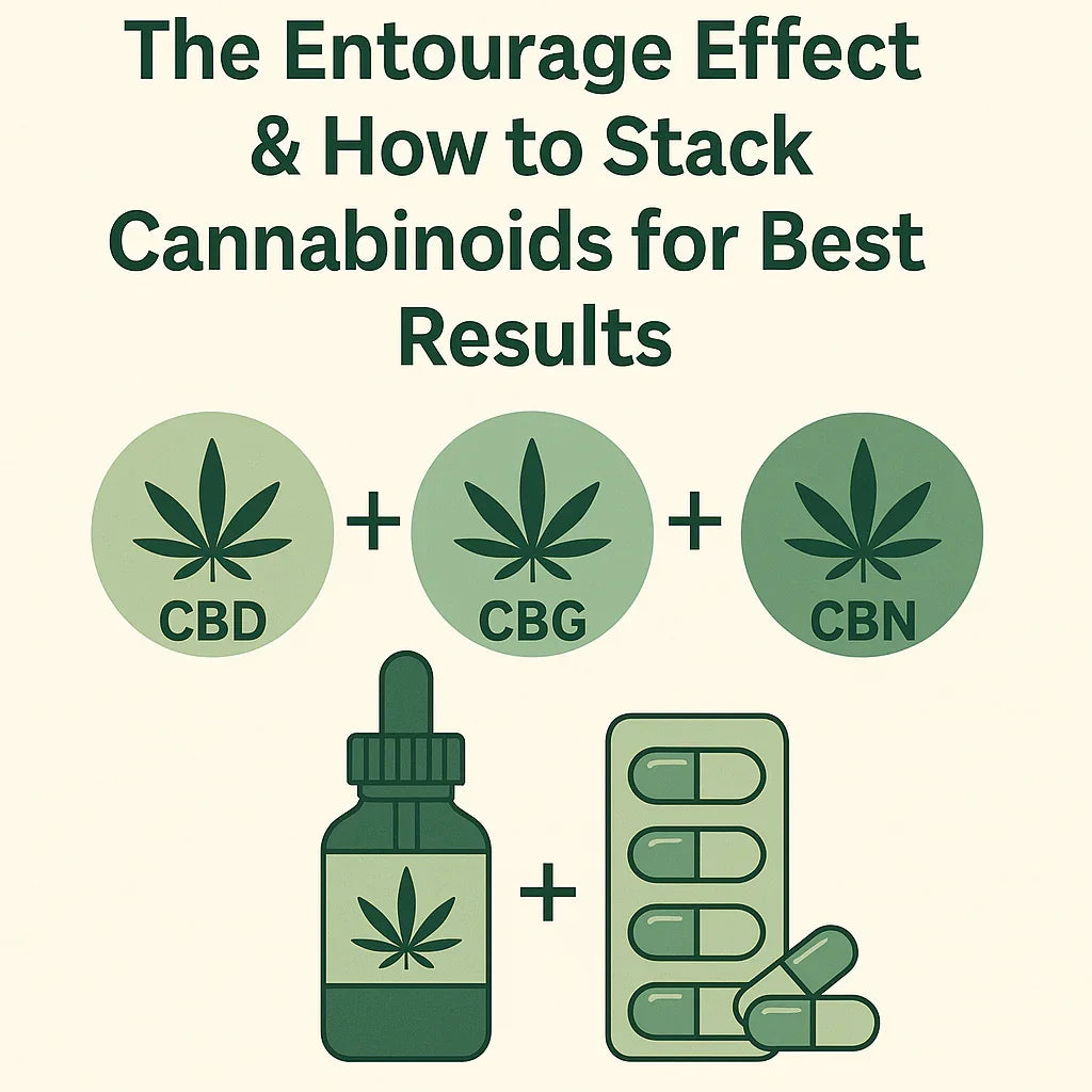 The entourage effect CBD CBN and CBG how to stack cannabinoids Cannabis Clinics Malta