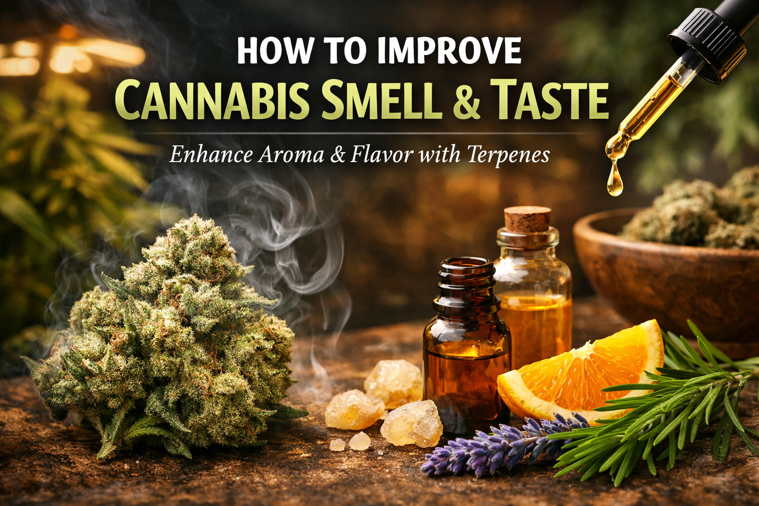 Comment amliorer l'odeur et le got du cannabis (Guide des terpnes) |  Malte  Cannabis Clinics Malta