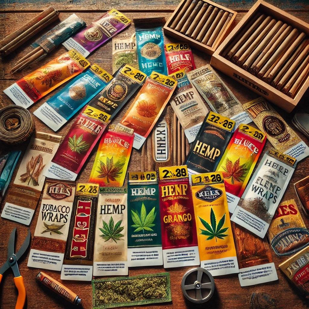 Blunt wrap collection at Cannabis Clinics Malta