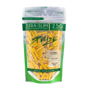 PURIZE XTRA Slim 250 activated carbon filters 6mm in Yellow Malta