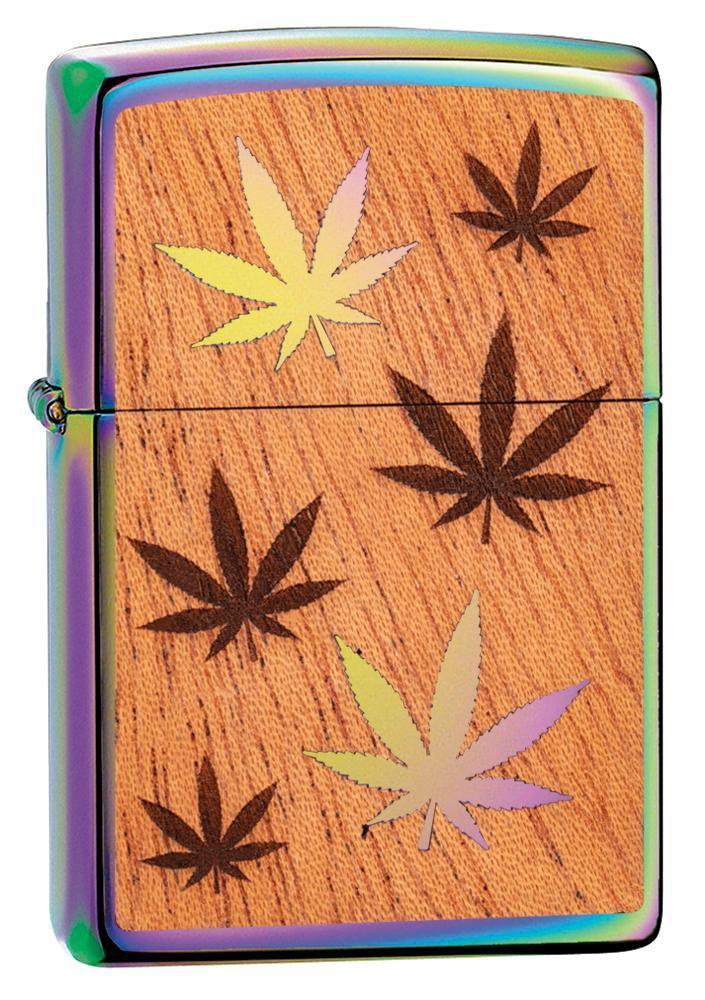 Zippo Licence WOODCHUCK USA Multi Color Leaves Emblem