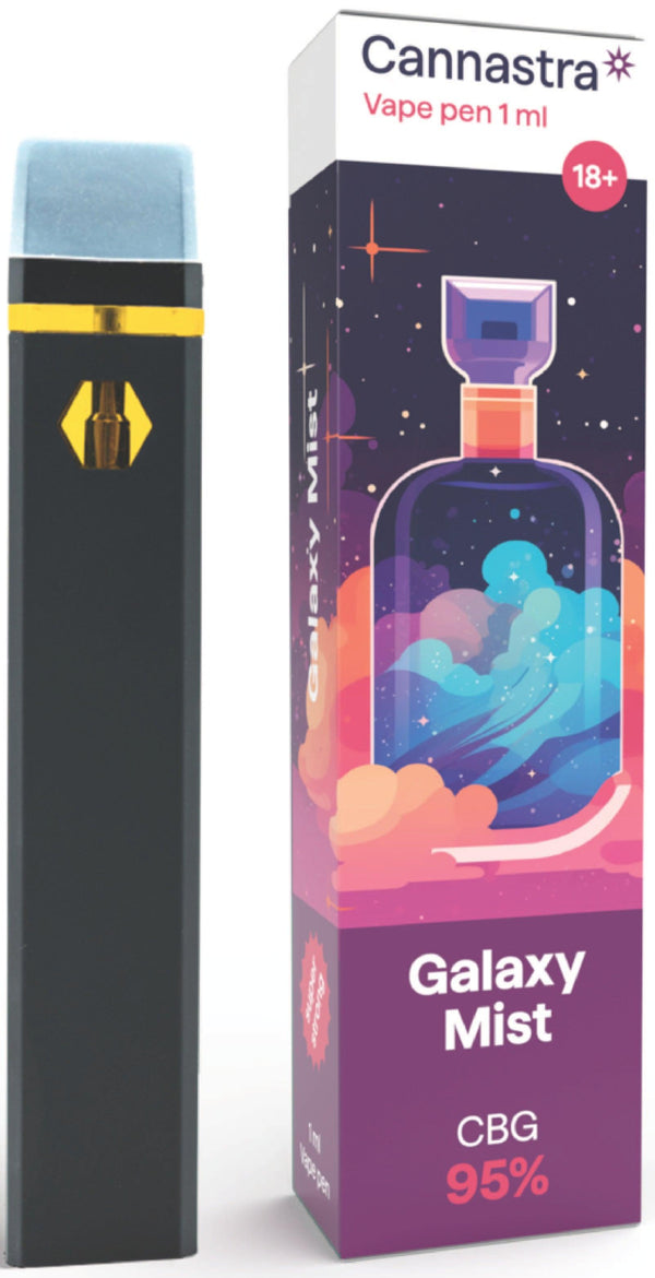 Cannastra Galaxy Mist CBG Vape Pen - 95% CBG (1 ml) Cannabis Clinics Malta Cannastra Galaxy Mist CBG Vape Pen - 95% CBG (1 ml) Cannabis Clinics Malta