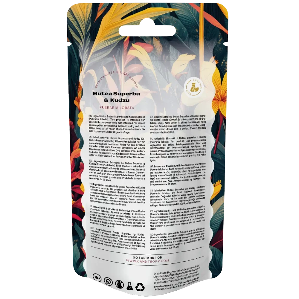 Canntropy Butea Superba and Kudzu (Pueraria lobata) Extract, 30 % Puerarin, 5 g back