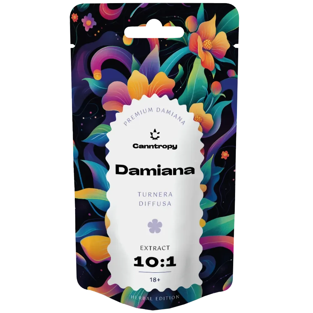 Canntropy Damiana (Turnera diffusa) Extract 10:1 - 10g and 25g front