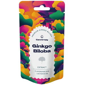 Canntropy Ginkgo Biloba Extract, 24 % flavonoids, 6 % lactones, front