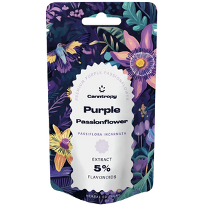 Canntropy Purple Passionflower Extract – 5% Flavonoids (Passiflora incarnata) – 10g / 25g - Front