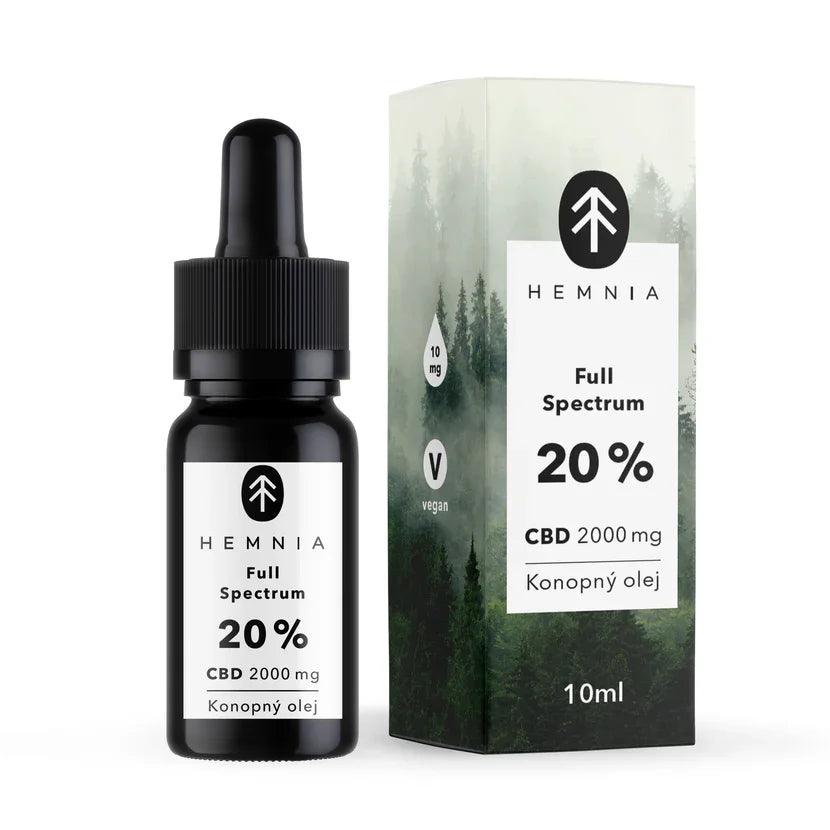Hemnia Full‑Spectrum CBD Hemp Oil 20% – 2000 mg CBD, 10 ml