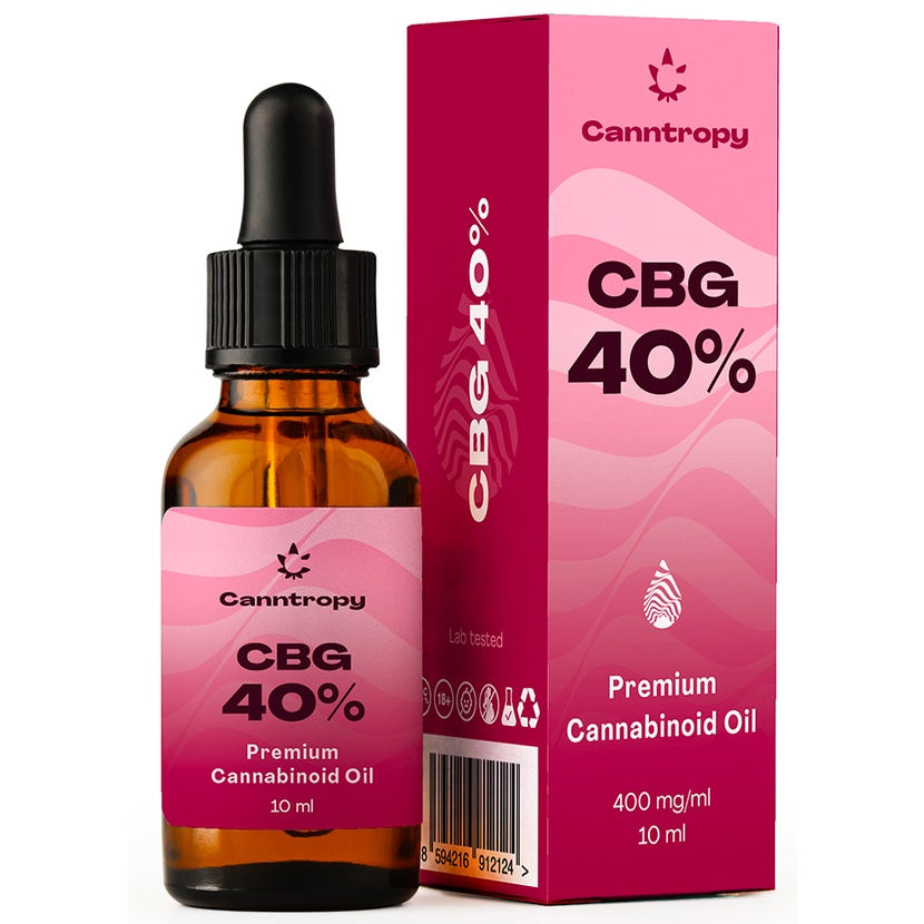 Cannabis Clinics Malta Canntropy CBG Premium Oil – 40% CBG (4000 mg, 10 ml)