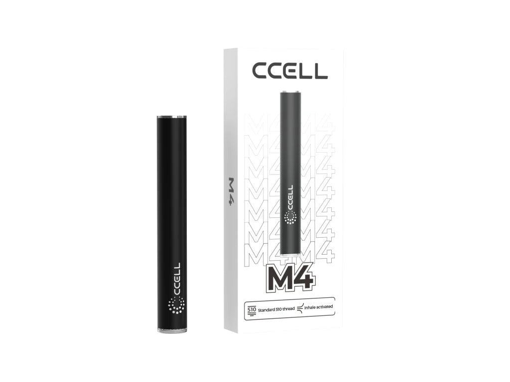 CCELL M4 – Classic Style, Upgraded Tech - Black - 510 thread at Cannabis Clinics Malta