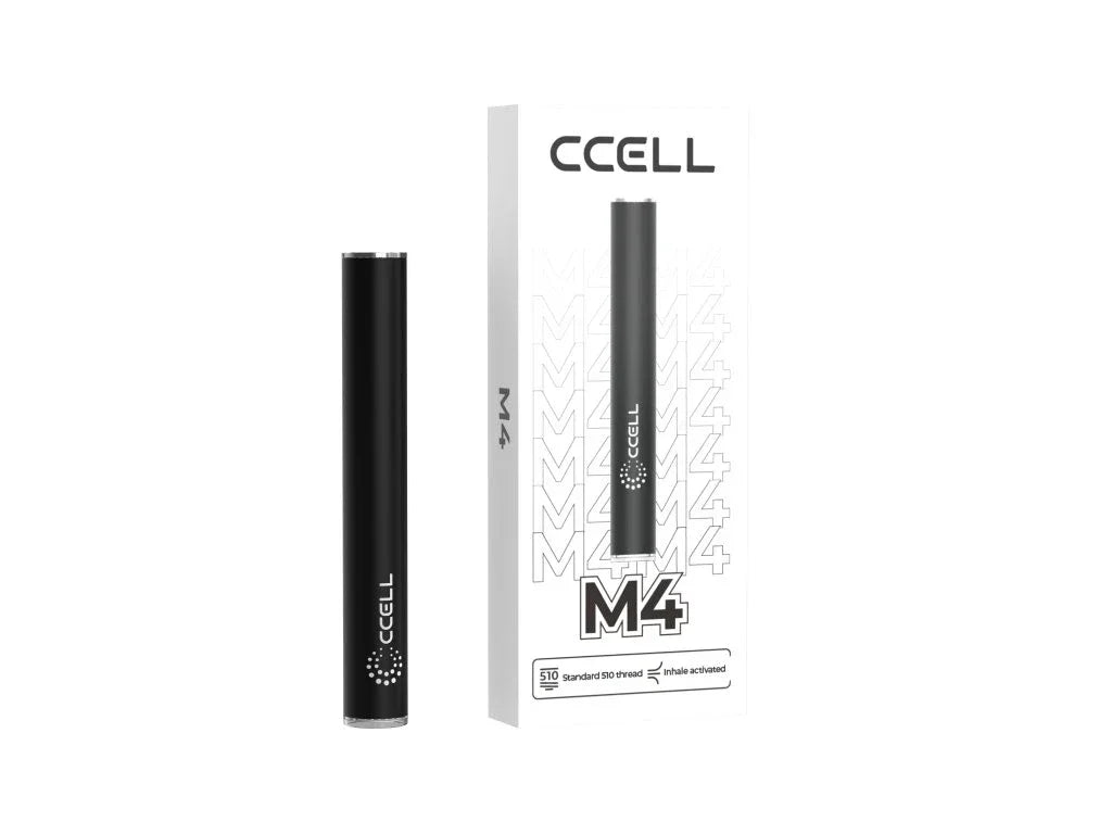 CCELL M4 – Classic Style, Upgraded Tech - Black - 510 thread at Cannabis Clinics Malta
