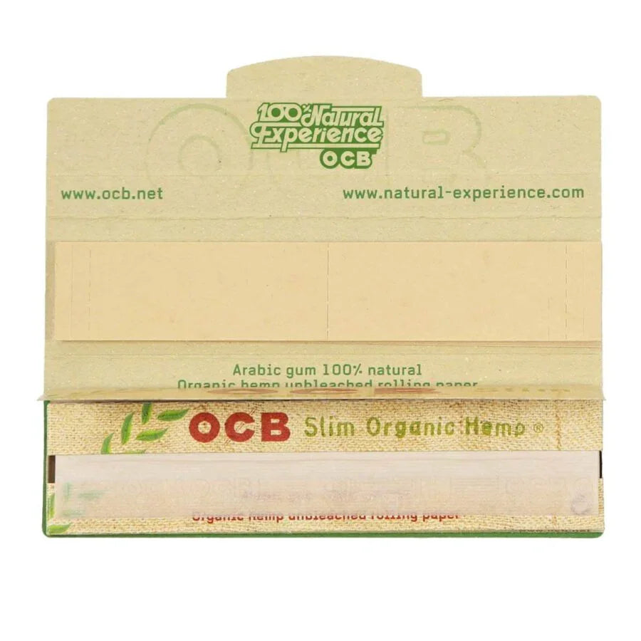 OCB Organic Hemp King Size Slim Rolling Papers + Filter Tips Malta
