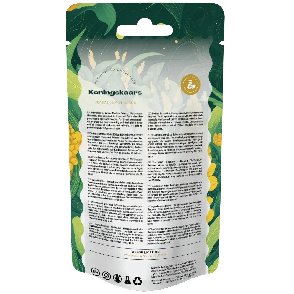 Canntropy Koningskaars (Verbascum thapsus) Extract 10:1 – 5g / 10g back