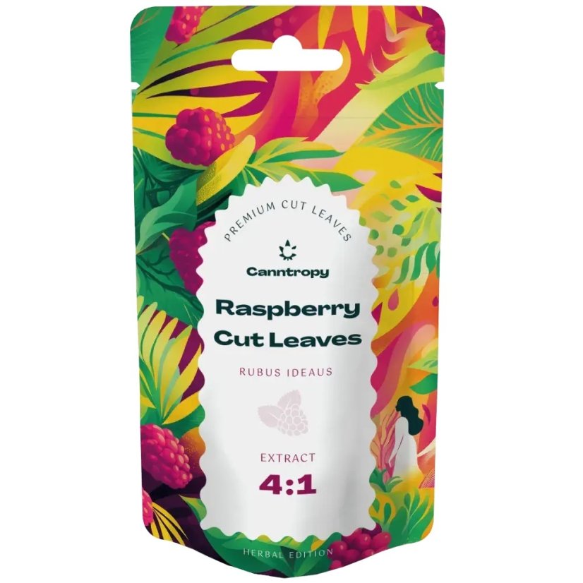 Raspberry Cut Leaves Extract 4:1 (Rubus idaeus) – 5 g at Cannabis Clinics Malta - Front of pouch