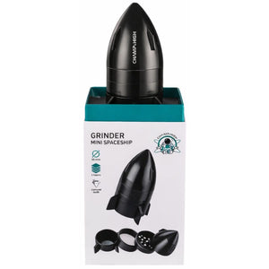 Champ High Mini Spaceship Metal Grinder 50mm (4-Part) - Gift Box