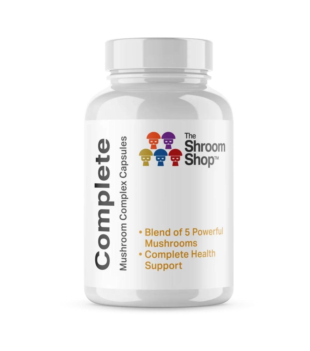 Complete mushroom complex capsules – 5 Powerful Extracts for Full-Body Wellness