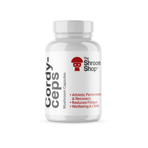 Cordyceps Mushroom: Enhances energy, stamina, and oxygen uptake