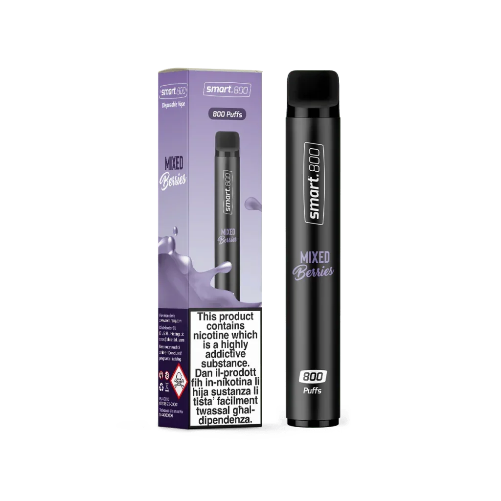 Smart 800 Vape Monouso ai Frutti di Bosco Misti | 800 Tiri Malta Cannabis Clinics Malta Smart 800 Vape Monouso ai Frutti di Bosco Misti | 800 Tiri Malta Cannabis Clinics Malta