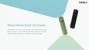 CCELL Eazie 0.3ml disposable vape discretion