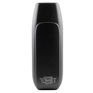 Rear view of G Pen Dash+ black dry herb vaporizer