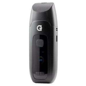 G Pen Dash+ hybrid dry herb vaporizer angled front view