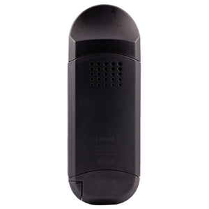 Rear view of black G Pen Dash II portable vaporizer