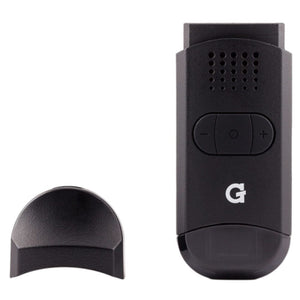 G Pen Dash II with removable mouthpiece exposing ceramic chamber