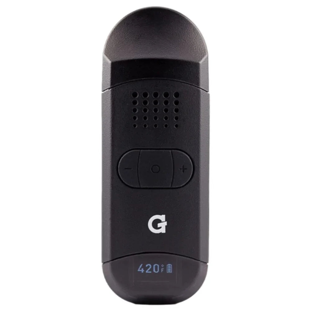 G Pen Dash II black dry herb vaporizer with OLED display