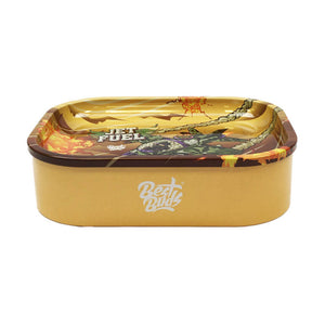 Best Buds Tin Box Rolling Tray with Storage – Jet Fuel