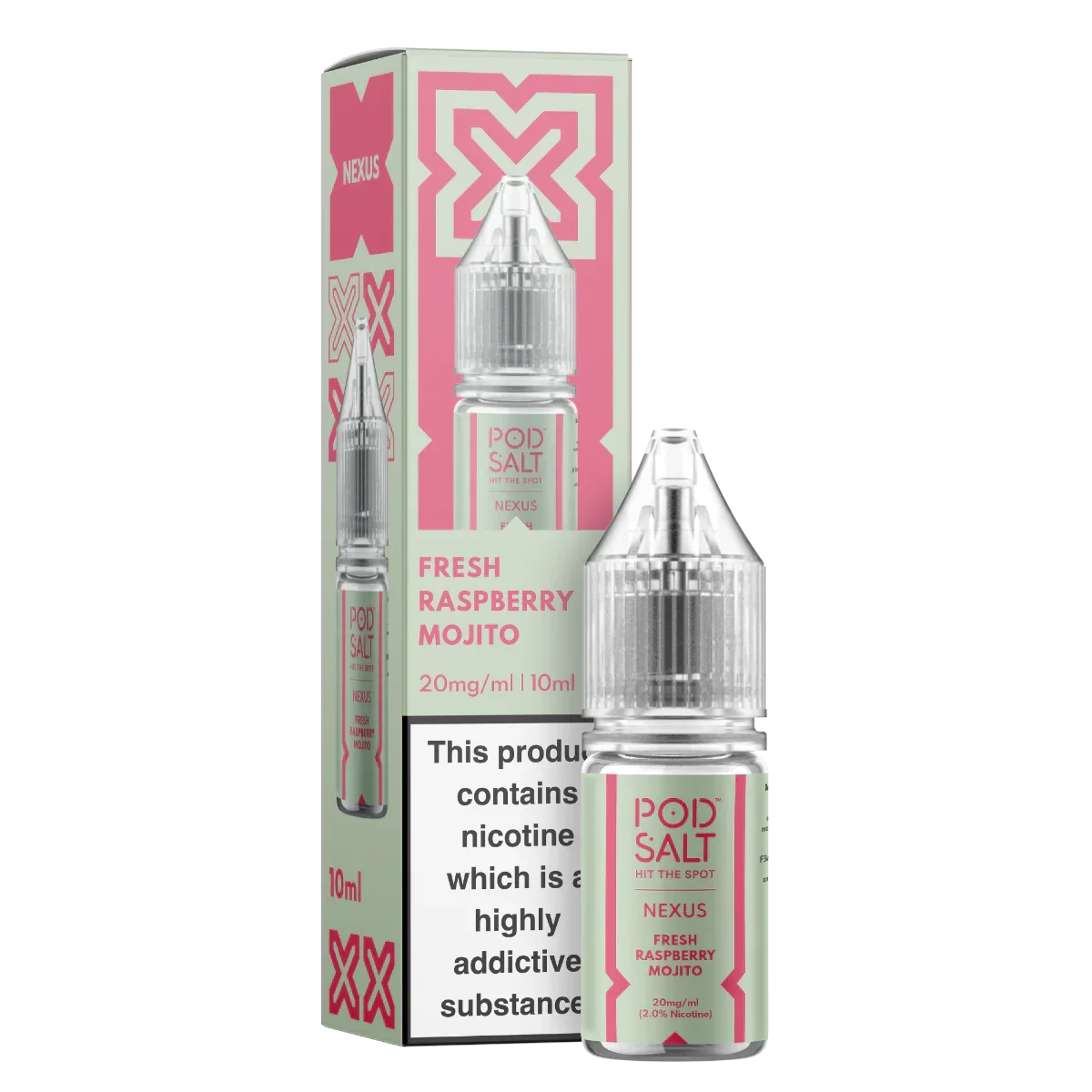 Nexus Fresh Raspberry Mojito 10ml Nicotine Salt E-Liquid