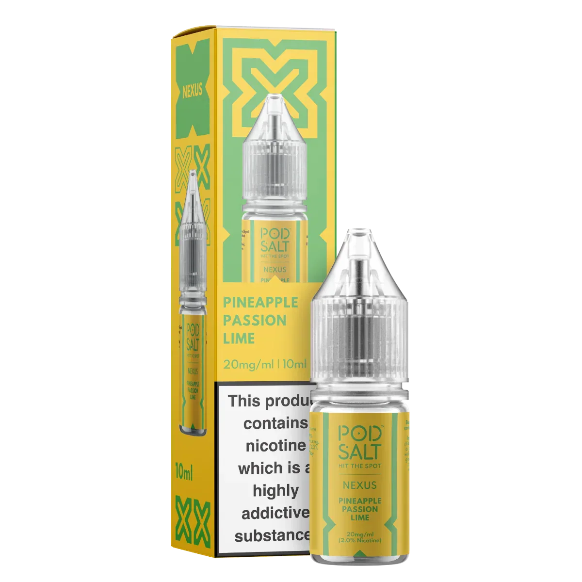 Nexus Pineapple Passion Lime 10ml Nicotine Salt E-Liquid