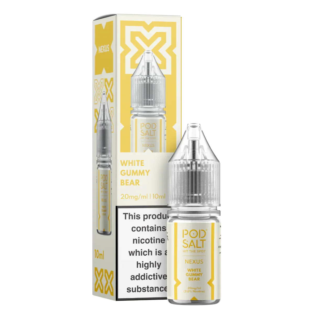 Nexus White Gummy Bear 10ml Nicotine Salt E-Liquid