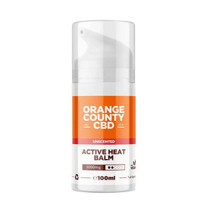 Orange County CBD Active Heat Balm 2000 mg — 100 ml extra-strength warming balm for muscle & joint recovery