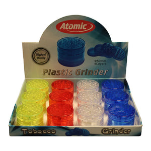 Atomic Plastic Grinder – 4-Part Acrylic Grinder