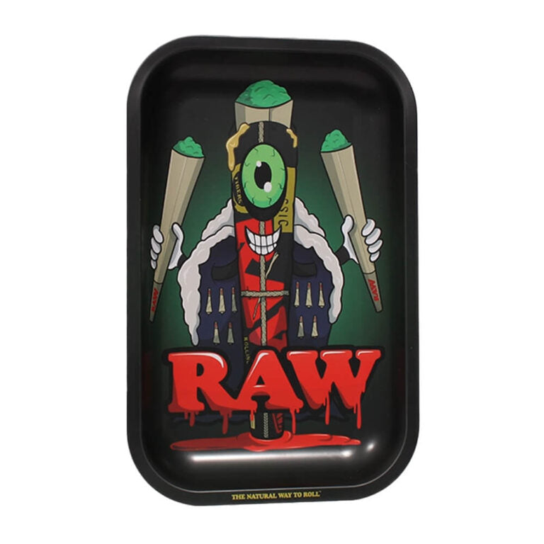 RAW cone monster rolling tray medium metal tray black 27.5cm Malta smoking accessory