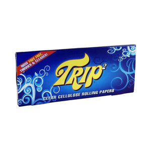 Trip Transparent Cellulose Clear Papers — King Size Slim (108×40 mm) single pack