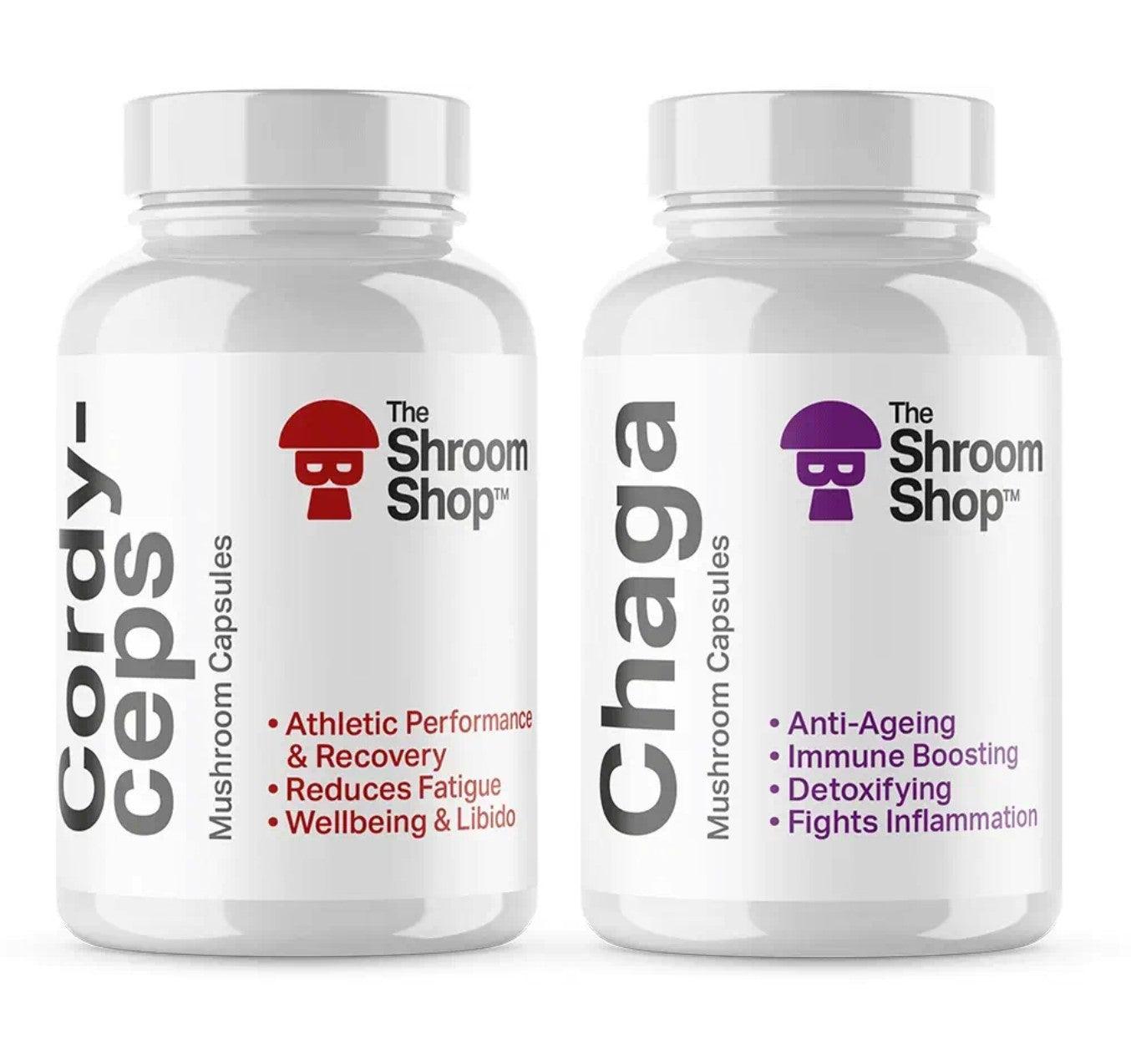 Ultimate Wellness Bundle - Cordyceps and Chaga Capsules