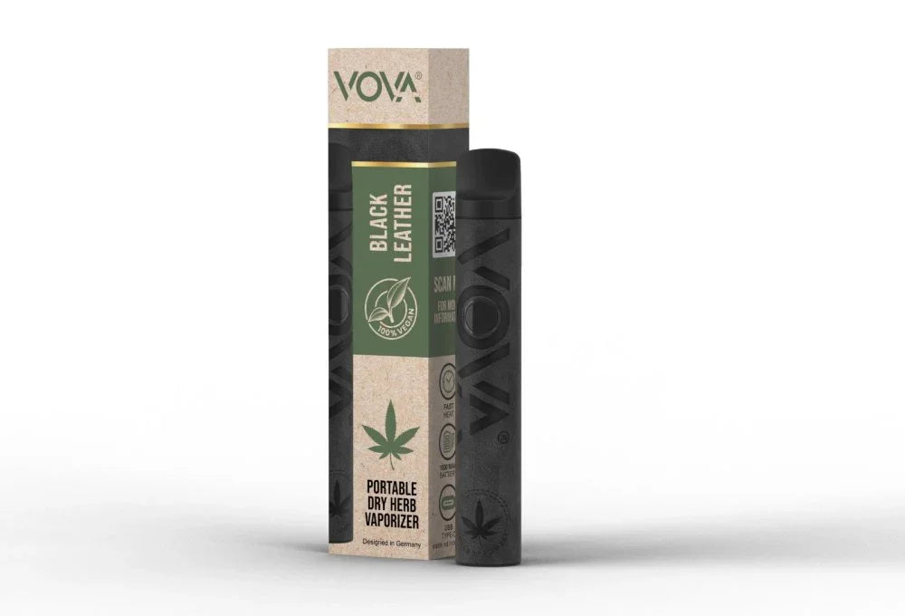 Vova Mini dry herb vaporizer at Cannabis Clinics Malta Black