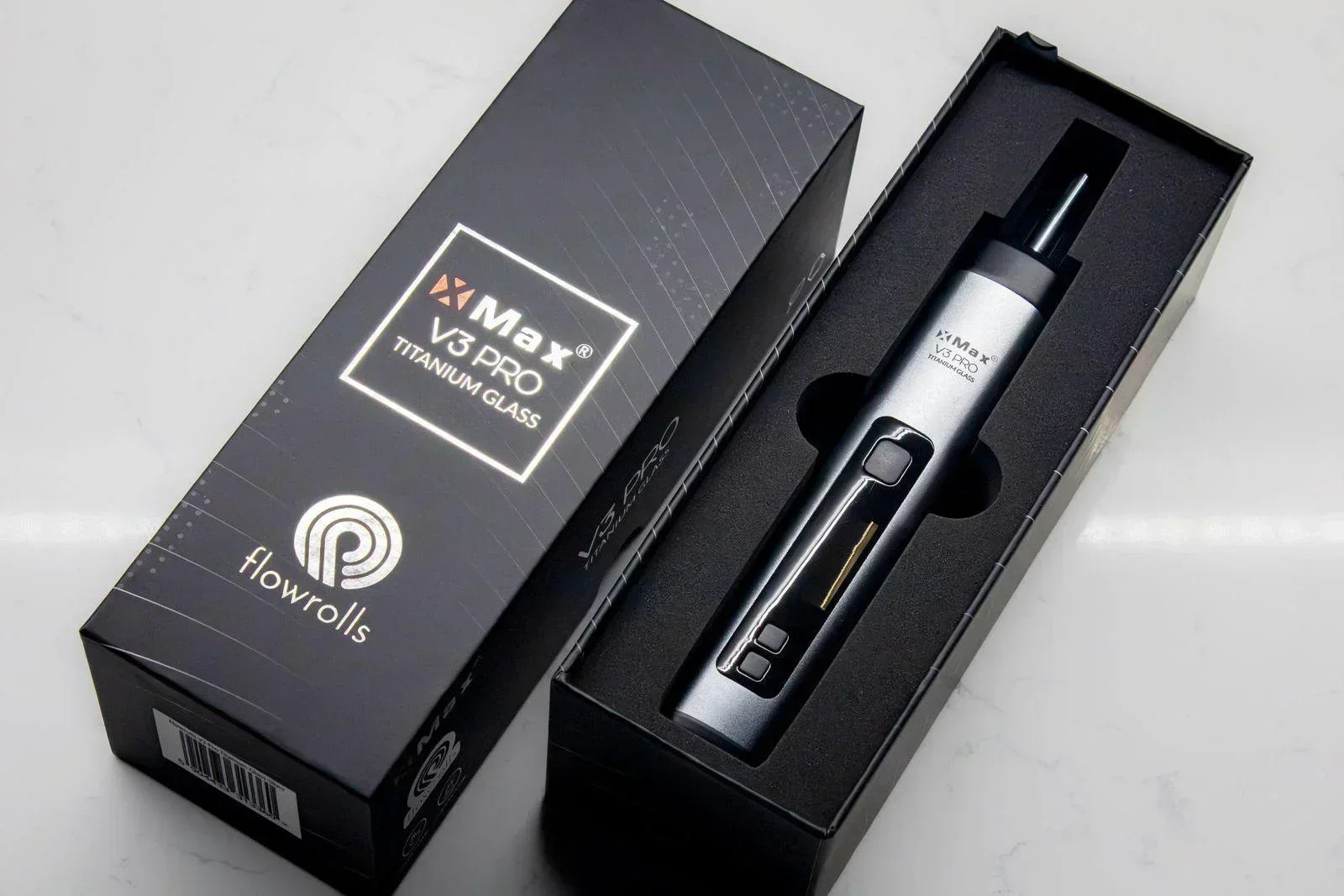 X-Max V3 Pro Vetro in Titanio - Nero