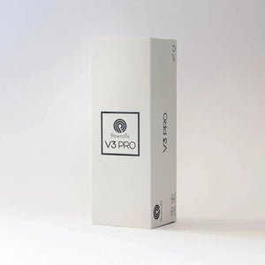 Flowrolls V3 Pro white box packaging for herbal wellness products on plain background