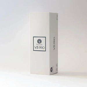 Flowrolls V3 Pro white box packaging for herbal wellness products on plain background