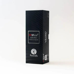 XMax V3 Pro titanium glass accessory box for dry herb vaporizer on white background
