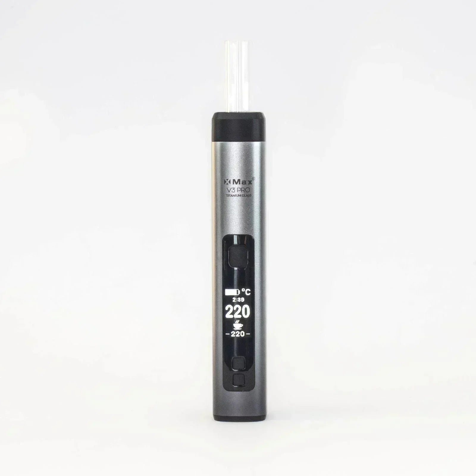 XMax V3 Pro portable vaporizer for dry herbs with digital temperature display