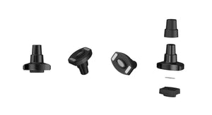 XMax Starry - Ceramic Water Pipe Adapter all angles