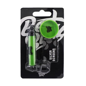 Best Buds Pipsy Metal Pipe with Mini Grinder, 4 colours - Cannabis Clinics Malta