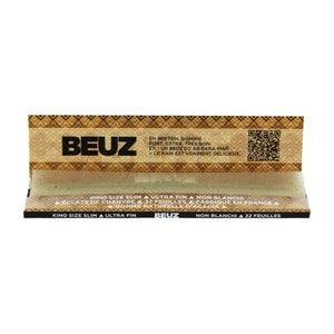 Beuz Slim Star unbleached King Size Slim rolling papers 32 pack
