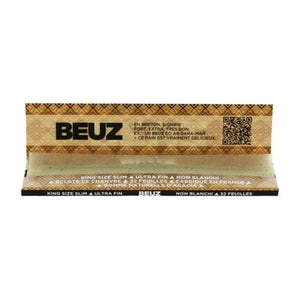 Beuz Slim Star unbleached King Size Slim rolling papers 32 pack