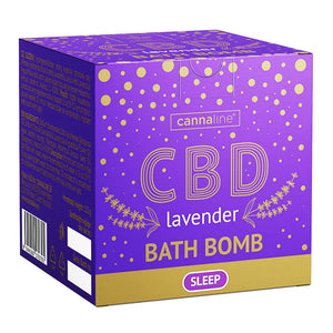 Cannaline Bath Bomb 100 mg CBD – Lavender scent