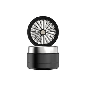 Flower Mill Next Gen Premium Stainless Series 2.5 inch with milling chamber open