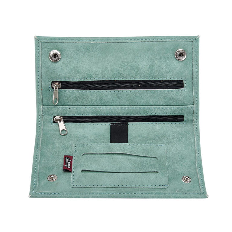 Champ High rolling pouch interior compartments with zipper storage Malta