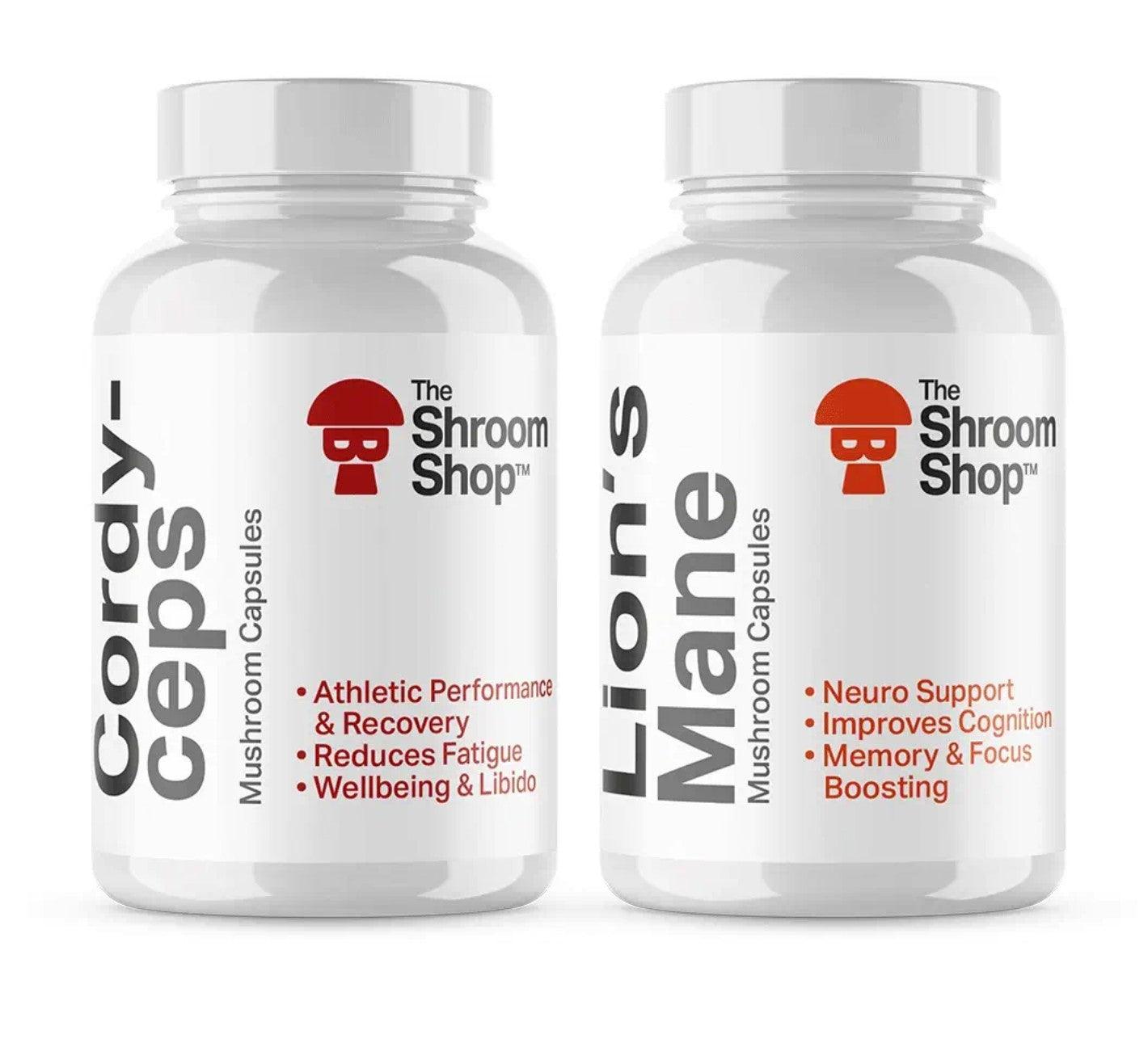 Complete Health Bundle - Cordyceps and Lion's Mane Capsules